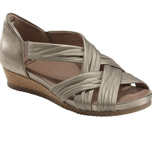 Earth shoe Ficus Gemini leather‎ sandals women's 6.5